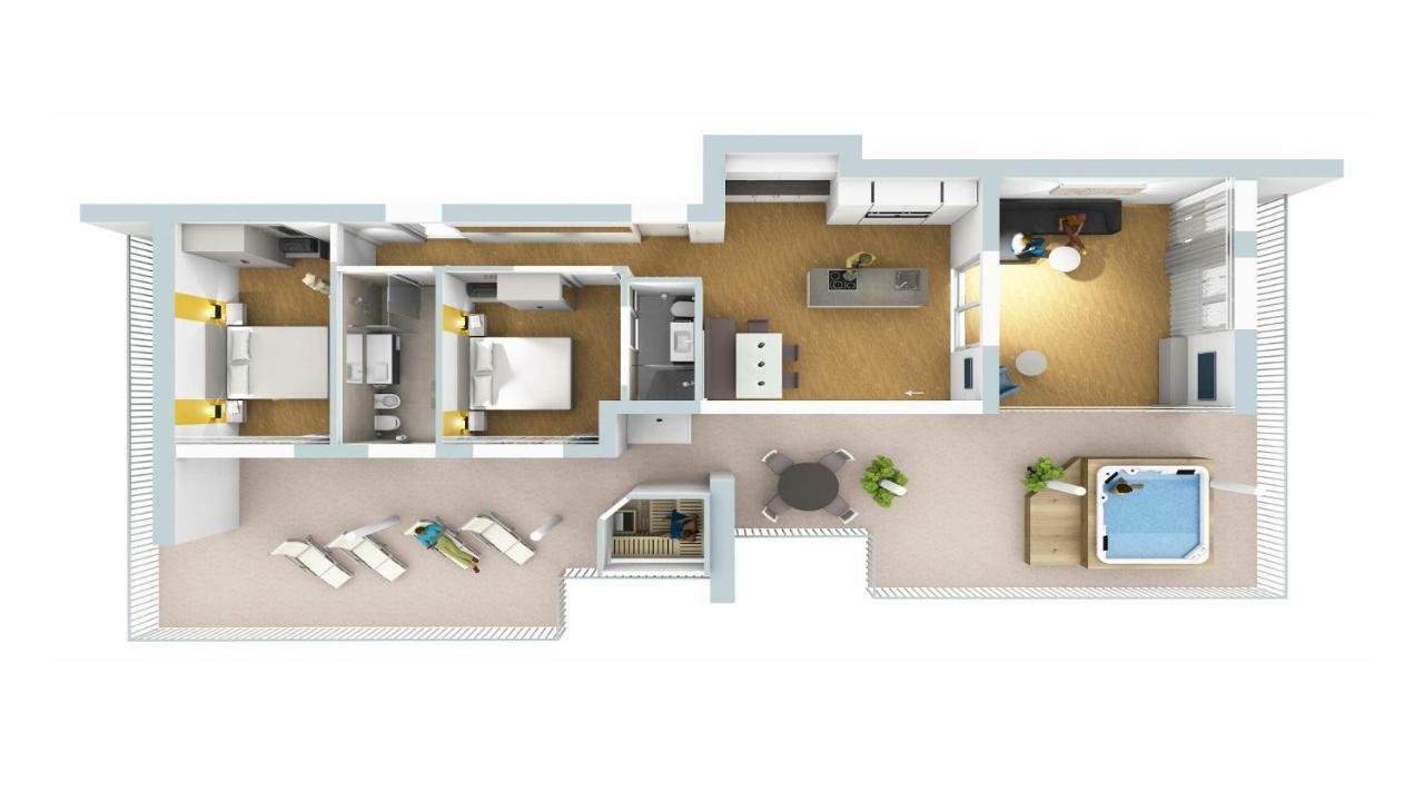 Penthouse Skygarden Apartment Schenna Exterior foto